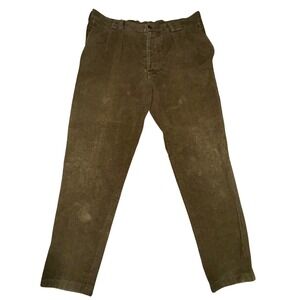 Marlboro Classics 100% Cotton Vintage Moleskin Pants Men 34 Italy Grandpacore